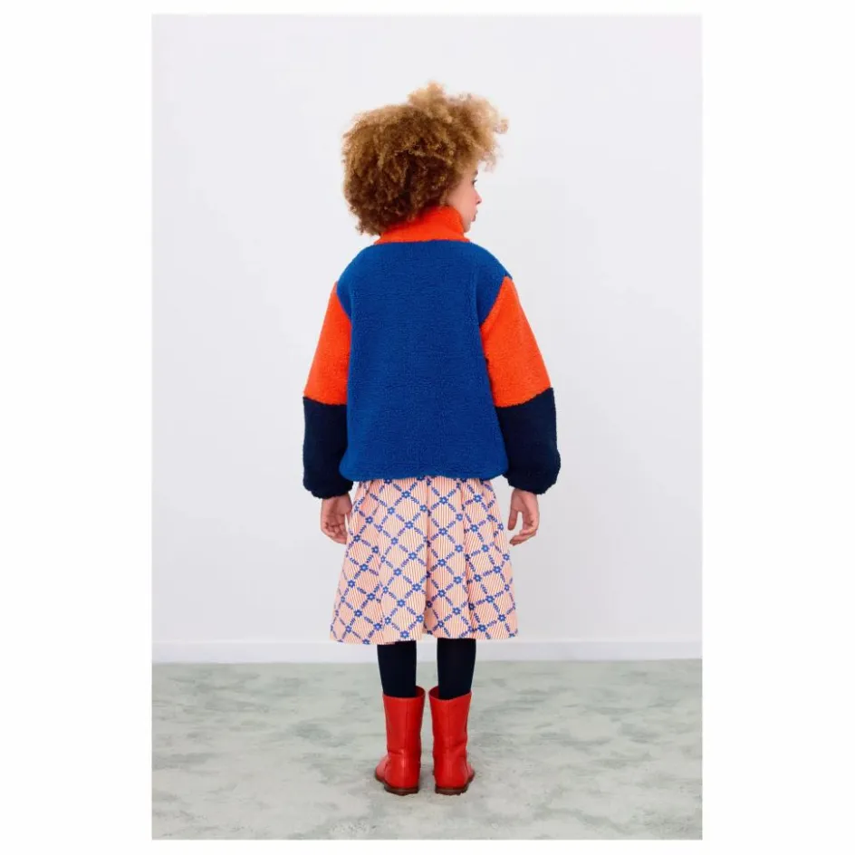 Hot Tinycottons Veste Façon Sherpa Colorblock | Bleu