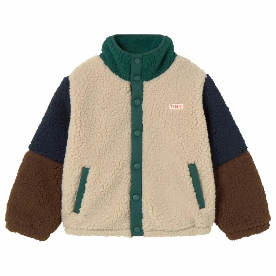 Enfant Tinycottons Manteaux, Blousons|Manteaux, Blousons*Veste Façon Sherpa Colorblock |