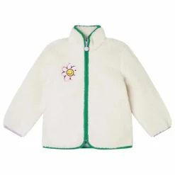 Discount Stella McCartney Kids Veste Façon Sherpa Fleur | Ivoire