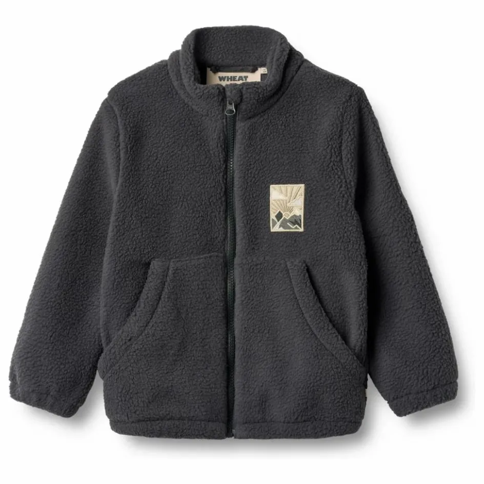 Wheat Veste Façon Sherpa Helge Fibres Recyclées | Noir