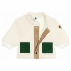 Petit Bateau Veste Façon Sherpa Poches Contrastées || Manteaux, Blousons, Pilotes