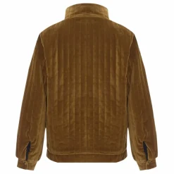 Hot Marlot Paris Veste Fourrée Coton Velours Matelassé Rita - Collection Femme | Bronze