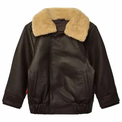 Enfant Fille Garçon Manteaux, Blousons|Manteaux, Blousons*Veste Hold Ya Horses Col Sherpa Cuir |