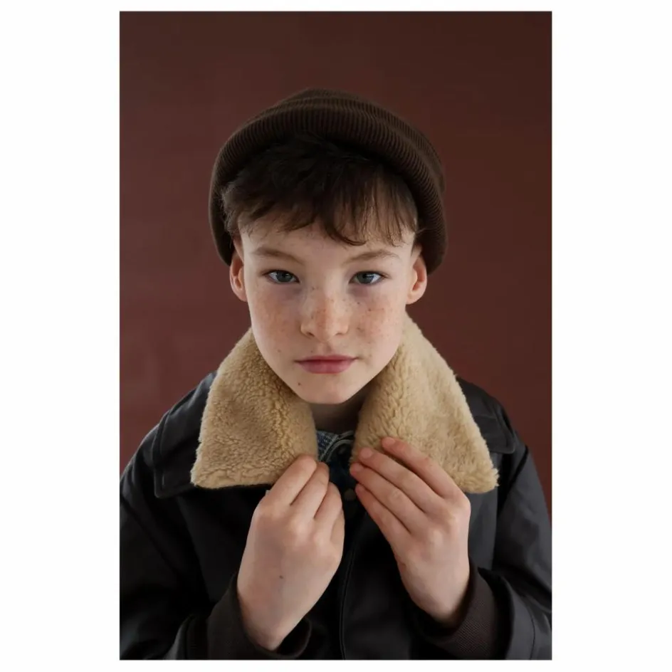 Enfant Fille Garçon Manteaux, Blousons|Manteaux, Blousons*Veste Hold Ya Horses Col Sherpa Cuir |