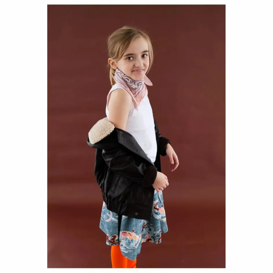 Enfant Fille Garçon Manteaux, Blousons|Manteaux, Blousons*Veste Hold Ya Horses Col Sherpa Cuir |