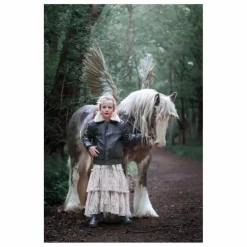 Enfant Fille Garçon Manteaux, Blousons|Manteaux, Blousons*Veste Hold Ya Horses Col Sherpa Cuir |