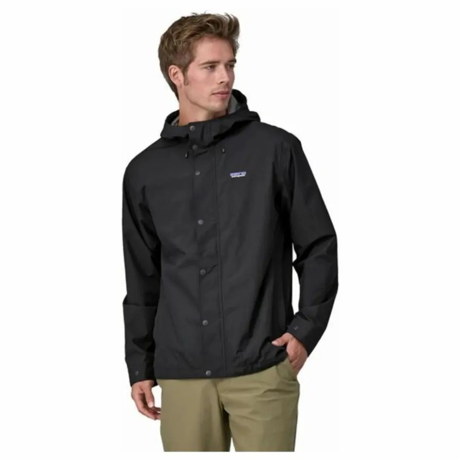 Sale Patagonia Veste Imperméable Jackson Glacier Fibres Recyclées | Noir