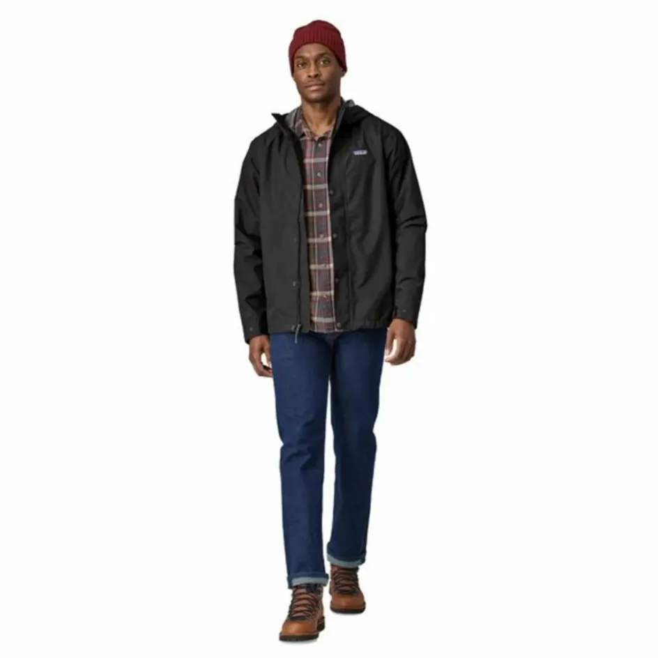 Sale Patagonia Veste Imperméable Jackson Glacier Fibres Recyclées | Noir