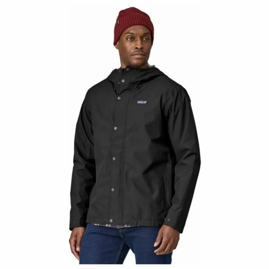 Sale Patagonia Veste Imperméable Jackson Glacier Fibres Recyclées | Noir