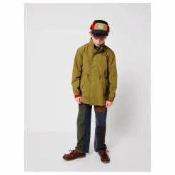 Clearance Bobo Choses Veste Imperméable Tic Tac Toe Fibres Recyclées | Vert kaki