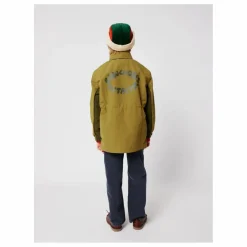 Clearance Bobo Choses Veste Imperméable Tic Tac Toe Fibres Recyclées | Vert kaki