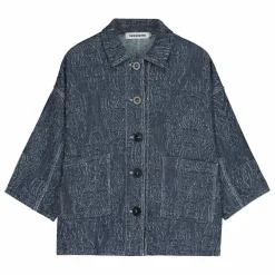 Sale Tangerine Veste Jacquard | Bleu marine