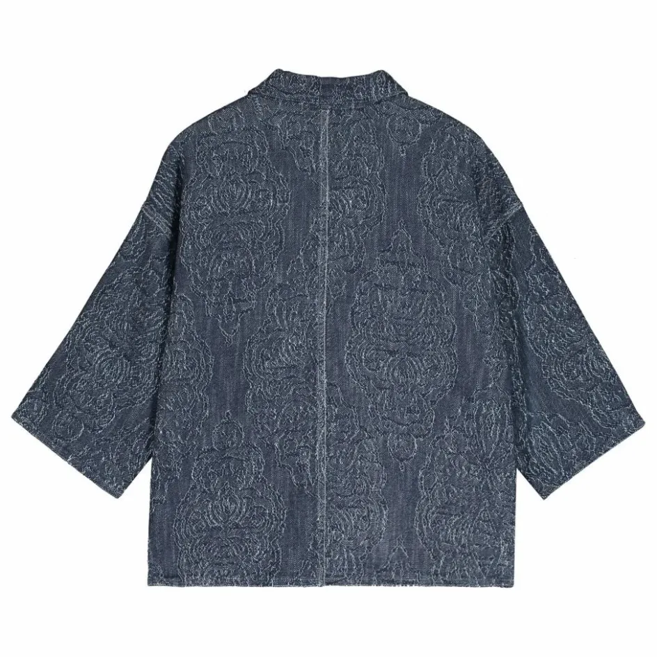 Sale Tangerine Veste Jacquard | Bleu marine