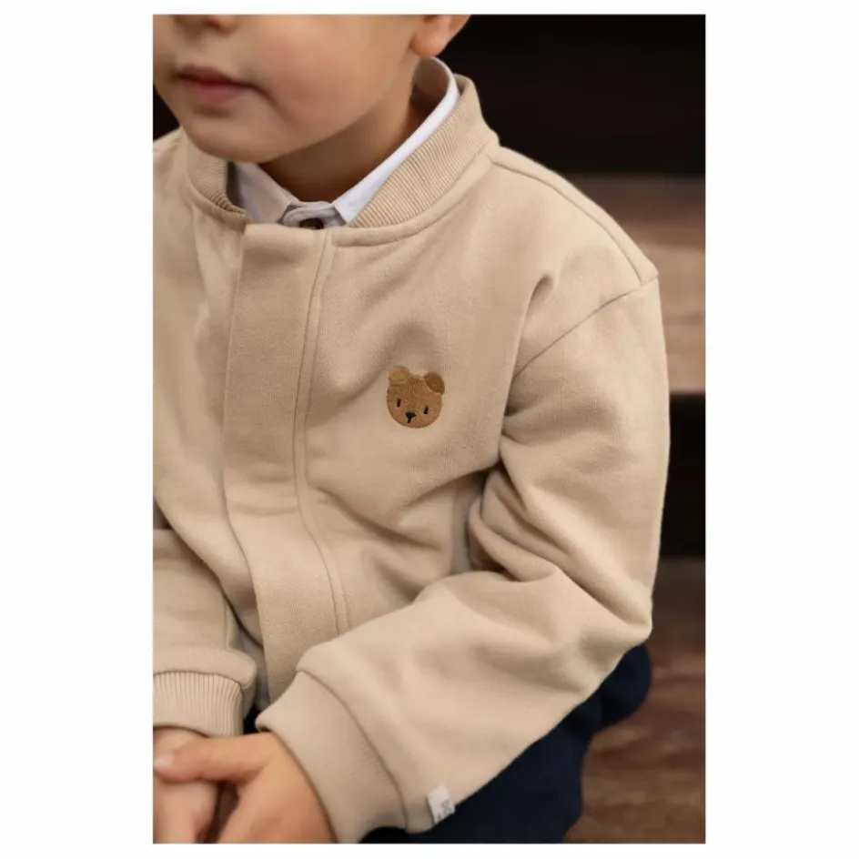 New Donsje Veste Jansan Ours Coton Bio | Beige