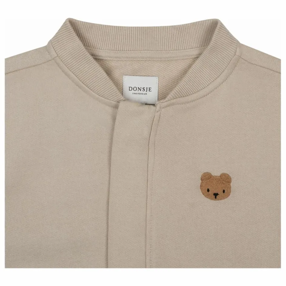 New Donsje Veste Jansan Ours Coton Bio | Beige