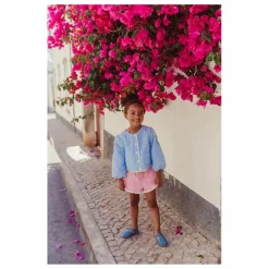 New Louise Misha Veste Joulia Coton Bio | Bleu ciel