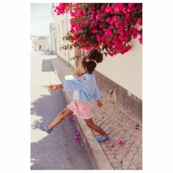 New Louise Misha Veste Joulia Coton Bio | Bleu ciel