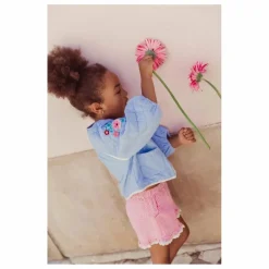 New Louise Misha Veste Joulia Coton Bio | Bleu ciel