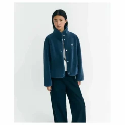 Sale Thinking Mu Veste Kourtney Fibres Recyclées | Bleu