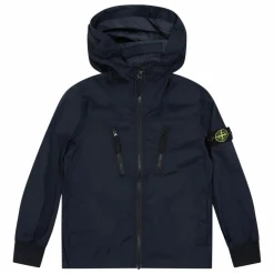 Stone Island Veste Logo Capuche ||Enfant Manteaux, Blousons|Manteaux, Blousons