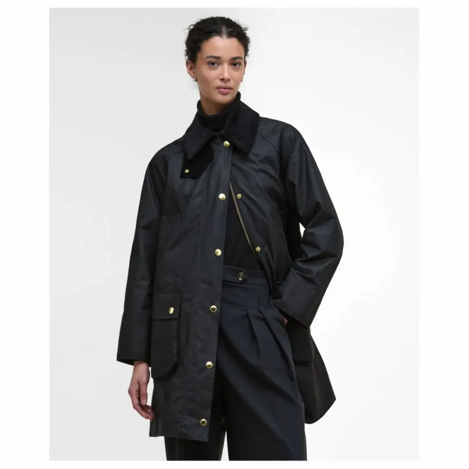 Femme Barbour Vestes, Blousons*Veste Longue Beadnell Cirée |