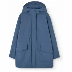 Clearance The Animals Observatory Veste Longue Lion Fibres Recyclées | Bleu gris