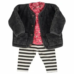 Piupiuchick Veste Matelassée Côtelée Coton Bio ||Enfant Manteaux, Vestes|Manteaux, Blousons, Pilotes