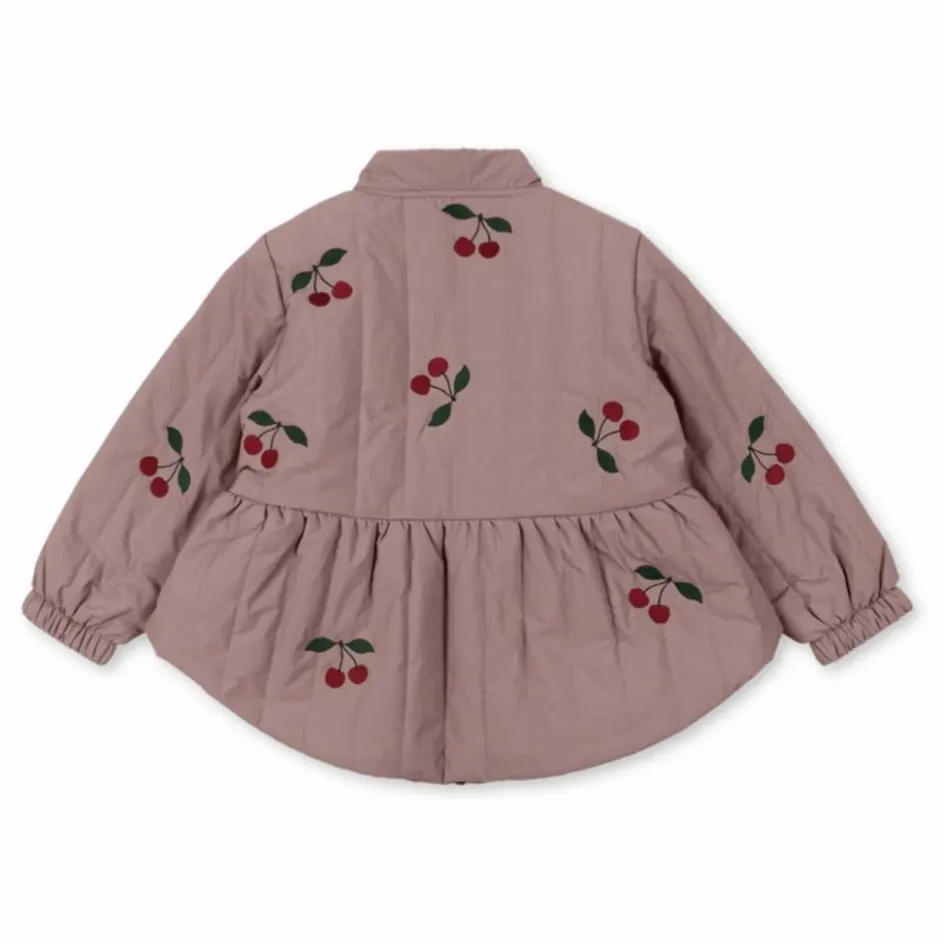Enfant Konges Sløjd Manteaux, Blousons*Veste Matelassée Juna Cerises |