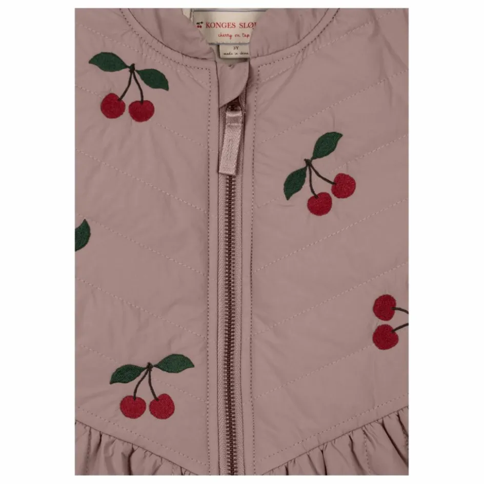 Enfant Konges Sløjd Manteaux, Blousons*Veste Matelassée Juna Cerises |