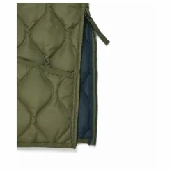 Hot Taion Veste Militaire Sans Manche Unisexe Col V | Olive