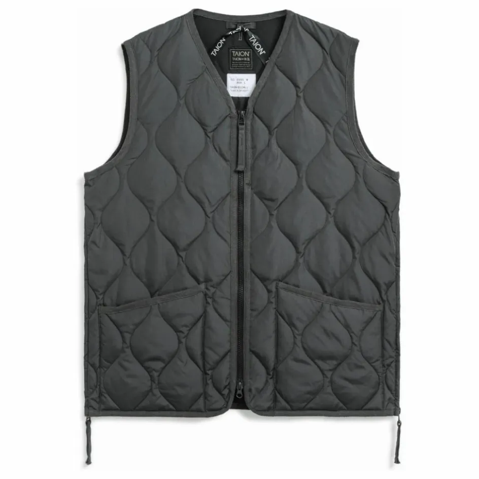 Taion Veste Militaire Sans Manche Unisexe Col V ||Femme Vestes, Blousons|Doudounes, Parkas, Vestes