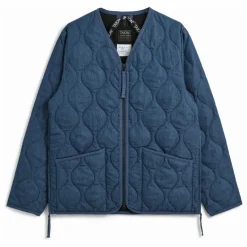 Sale Taion Veste Militaire Unisexe Col V | Bleu indigo