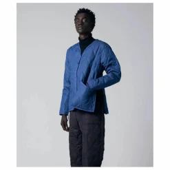 Sale Taion Veste Militaire Unisexe Col V | Bleu indigo