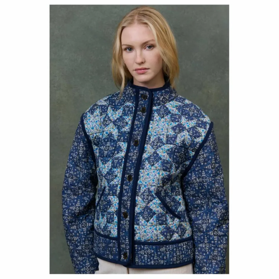 Louise Misha Veste Omotayo Midnight Star Patchwork Coton Bio - Collection Femme ||Femme Vestes, Blousons