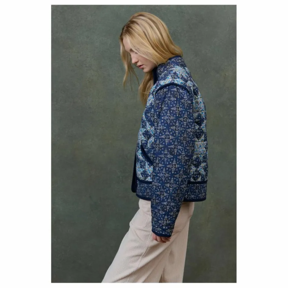 Louise Misha Veste Omotayo Midnight Star Patchwork Coton Bio - Collection Femme ||Femme Vestes, Blousons