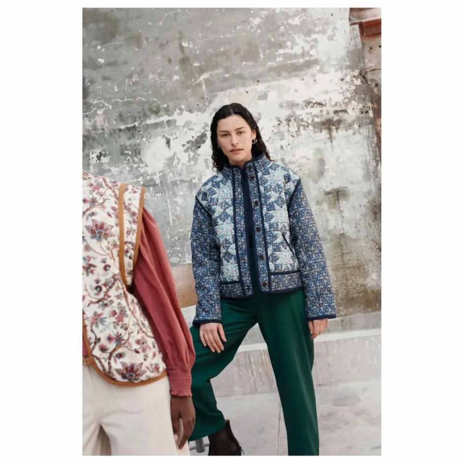 Louise Misha Veste Omotayo Midnight Star Patchwork Coton Bio - Collection Femme ||Femme Vestes, Blousons