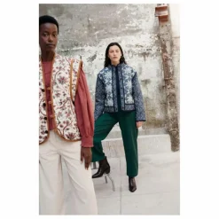 Louise Misha Veste Omotayo Midnight Star Patchwork Coton Bio - Collection Femme ||Femme Vestes, Blousons