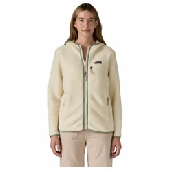 Clearance Patagonia Veste Polaire à Capuche Retro Pile Fibres Recyclées | Beige