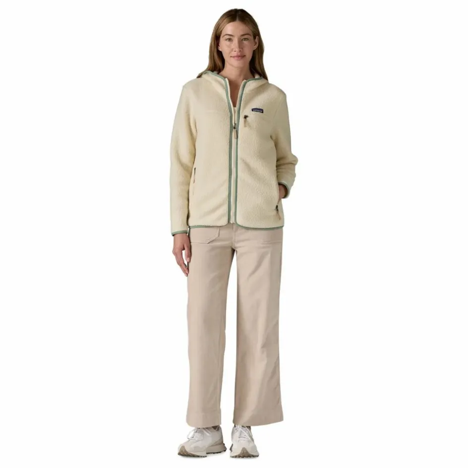 Clearance Patagonia Veste Polaire à Capuche Retro Pile Fibres Recyclées | Beige