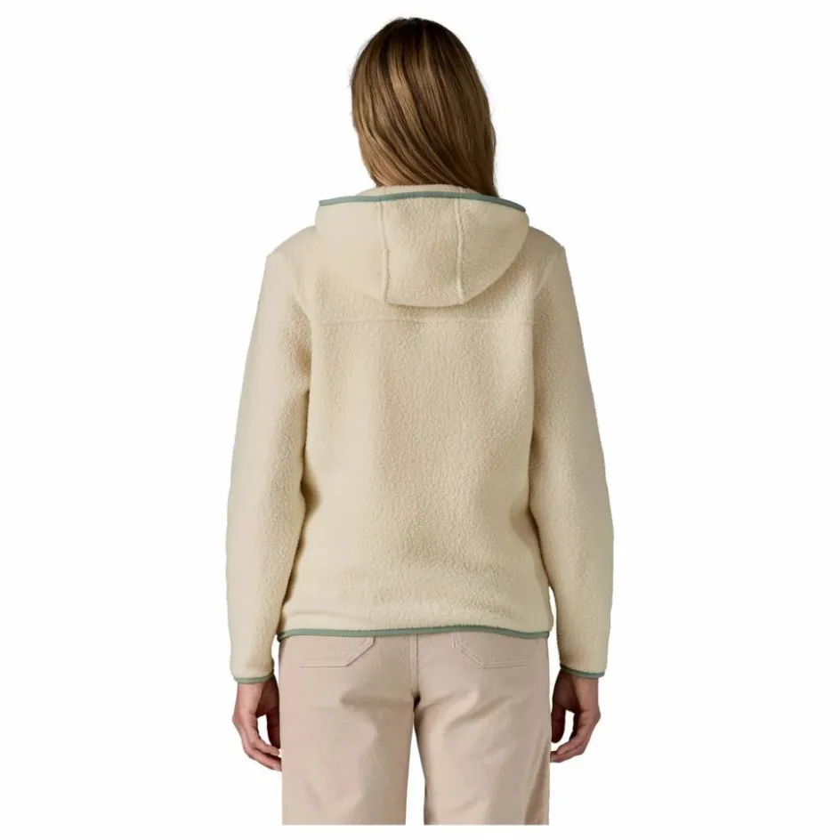 Clearance Patagonia Veste Polaire à Capuche Retro Pile Fibres Recyclées | Beige