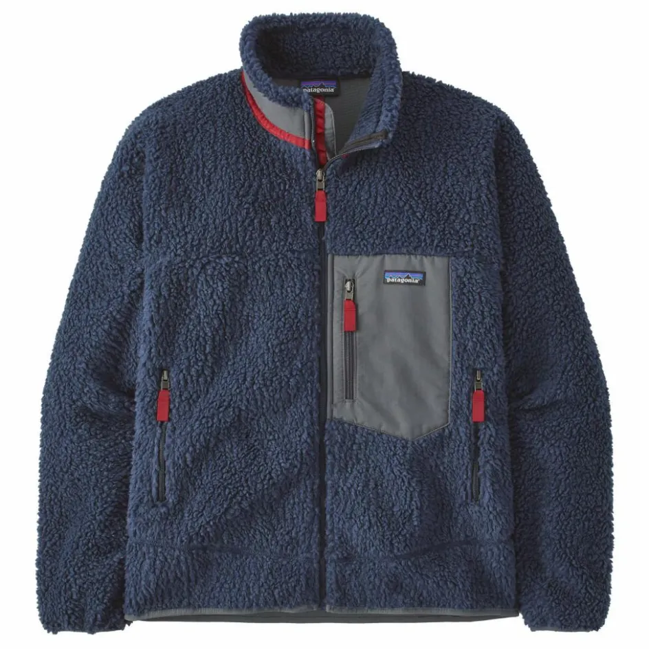 Discount Patagonia Veste Polaire Classic Retro-X Fibres Recyclées | Bleu marine