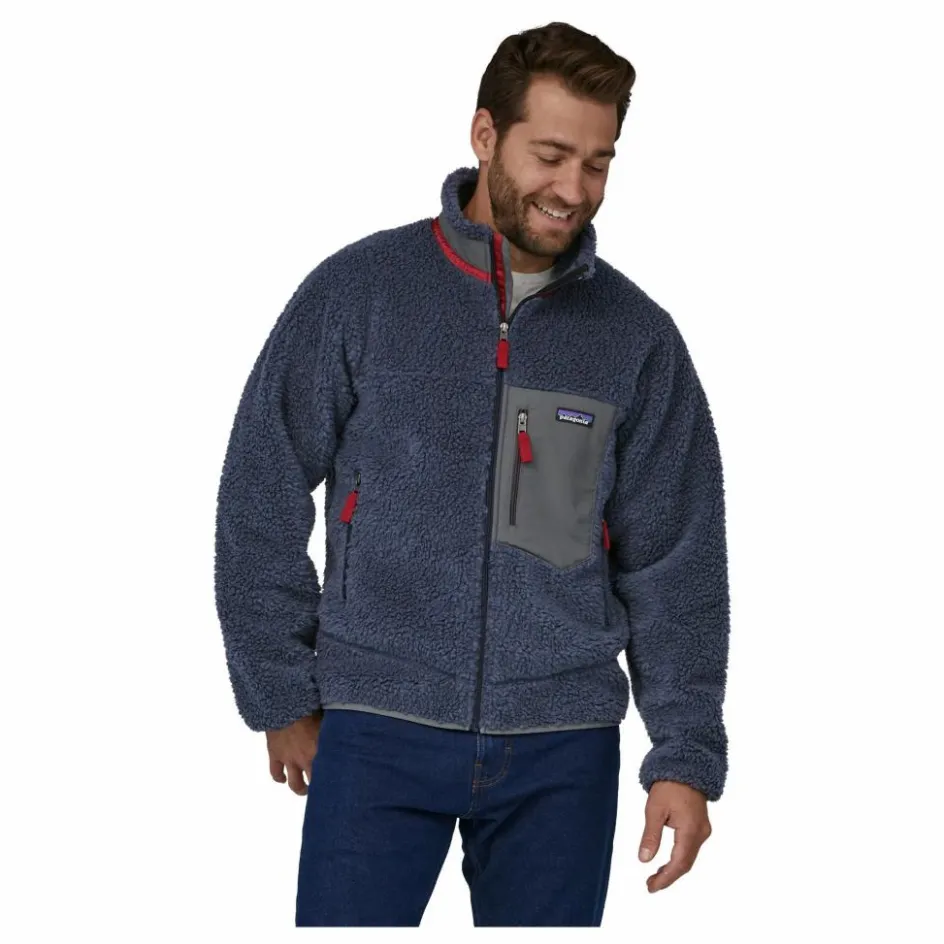 Discount Patagonia Veste Polaire Classic Retro-X Fibres Recyclées | Bleu marine
