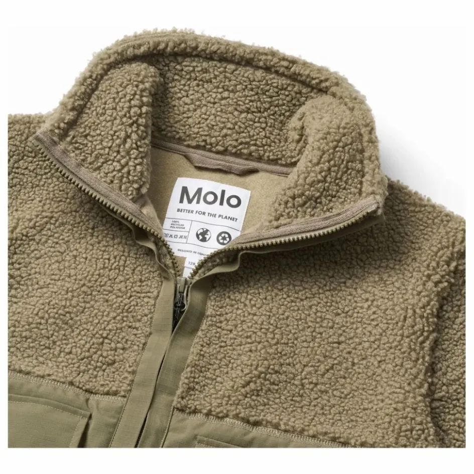 Online Molo Veste Polaire Utha Fibres Recyclées | Vert kaki