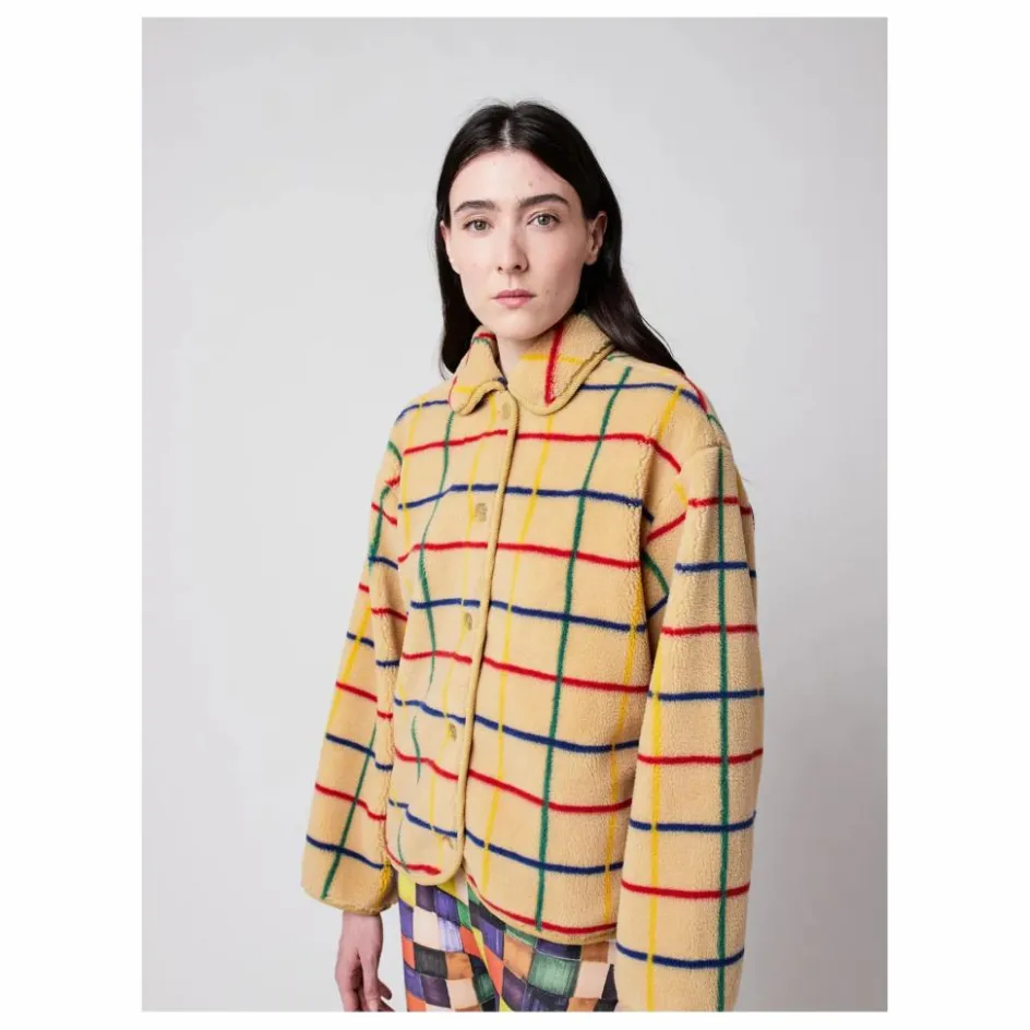 Femme Bobo Choses Vestes, Blousons*Veste Rayée Shearling - Collection Femme |