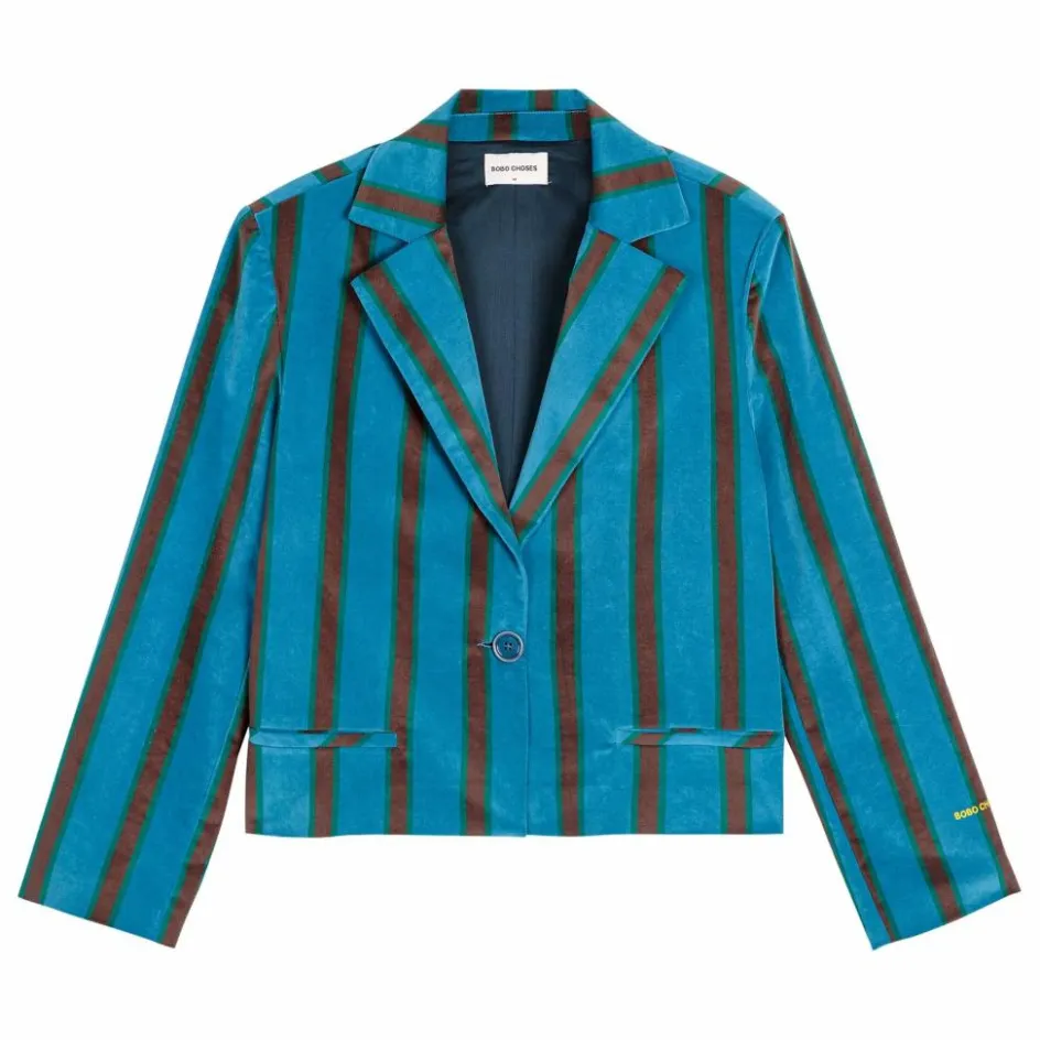Bobo Choses Veste Rayée Velours - Collection Femme ||Femme Vestes, Blousons