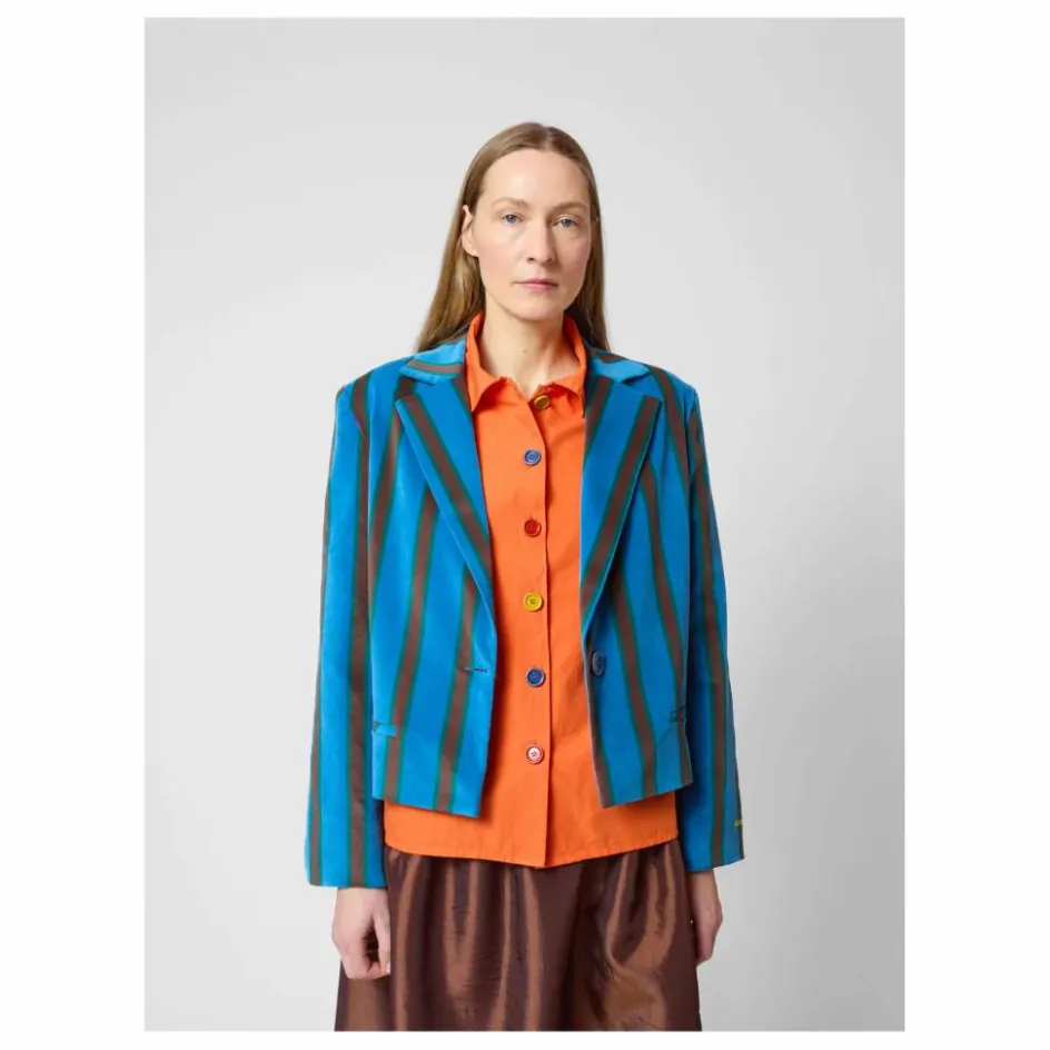 Bobo Choses Veste Rayée Velours - Collection Femme ||Femme Vestes, Blousons