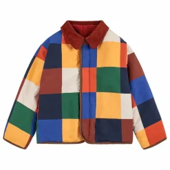 Enfant Bobo Choses Manteaux, Blousons|Manteaux, Blousons*Veste Réversible Carreaux Fibres Recyclées |