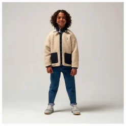 Outlet Gosoaky Veste Réversible Façon Sherpa Sleeping Lion | Beige