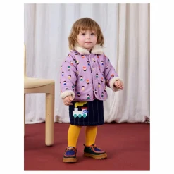 Bobo Choses Veste Réversible Façon Sherpa Fibres Recyclées | Lilas| Manteaux, Blousons, Pilotes