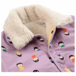 Bobo Choses Veste Réversible Façon Sherpa Fibres Recyclées | Lilas| Manteaux, Blousons, Pilotes